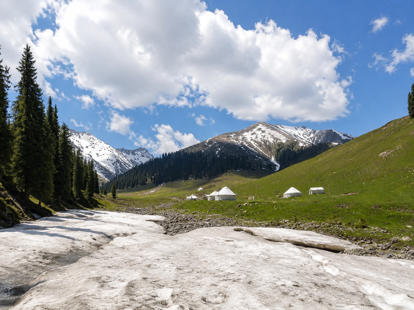 Hami Tianshan National Forest Park mountain woodland