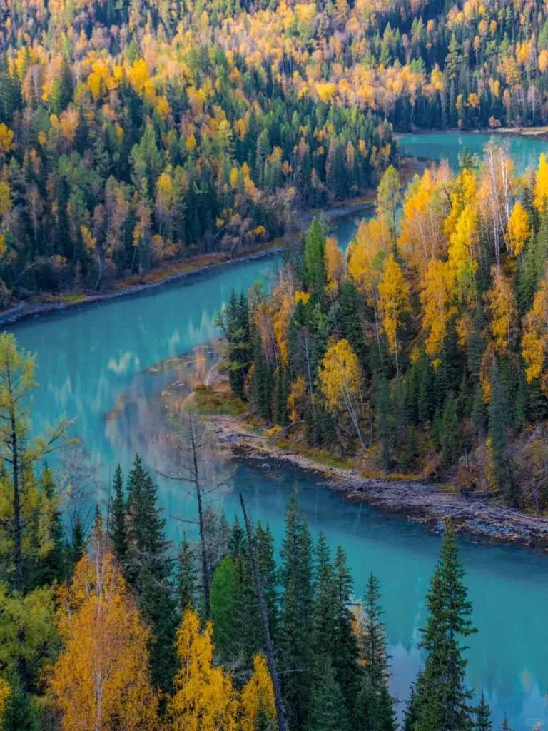 Baihaba birch forest and valley