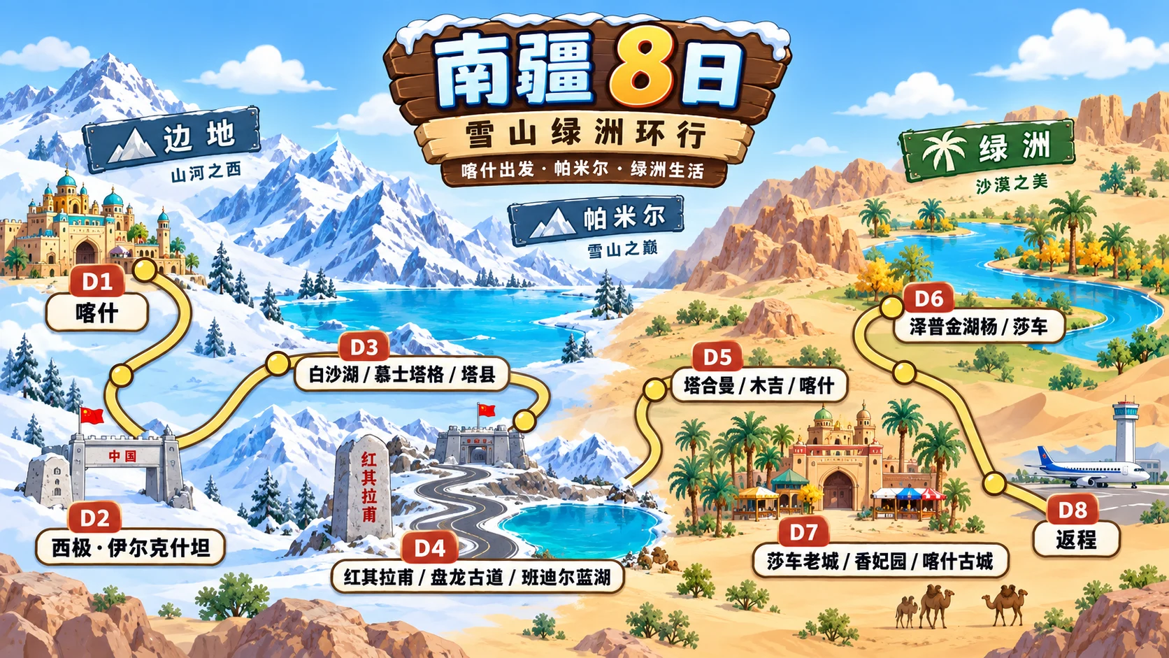 冬季南疆:风景退后,生活浮现